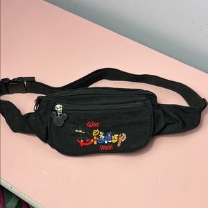 Disney Black Belt Bag Adjustable Strap
